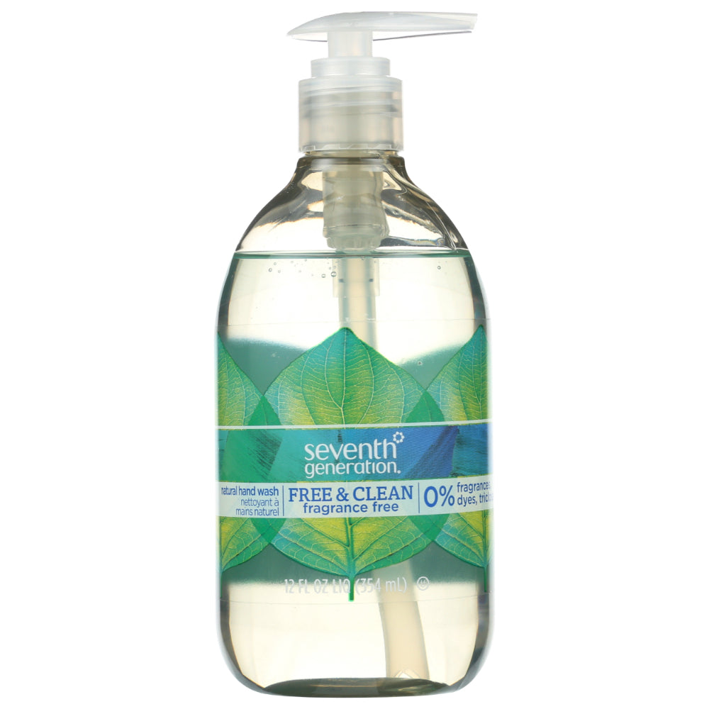 SEVENTH GENERAT – Natural Hand Soap Free & Clean Fragrance-Free 12OZ (