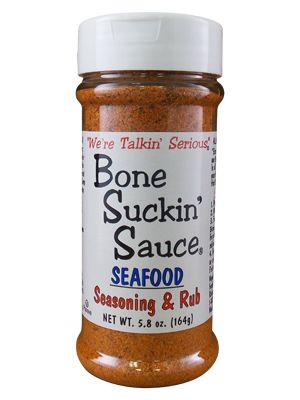 Bone Suckin’ Seafood Seasoning And Rub, 5.8oz.
