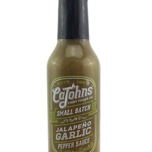 CaJohn’s Small Batch Jalapeno Garlic Pepper Sauce, 5oz.