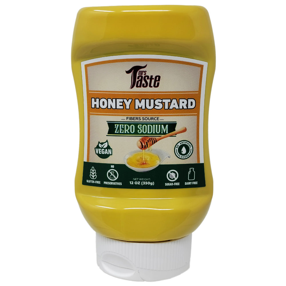 Mrs. Taste Zero Sodium Honey Mustard – 12oz.