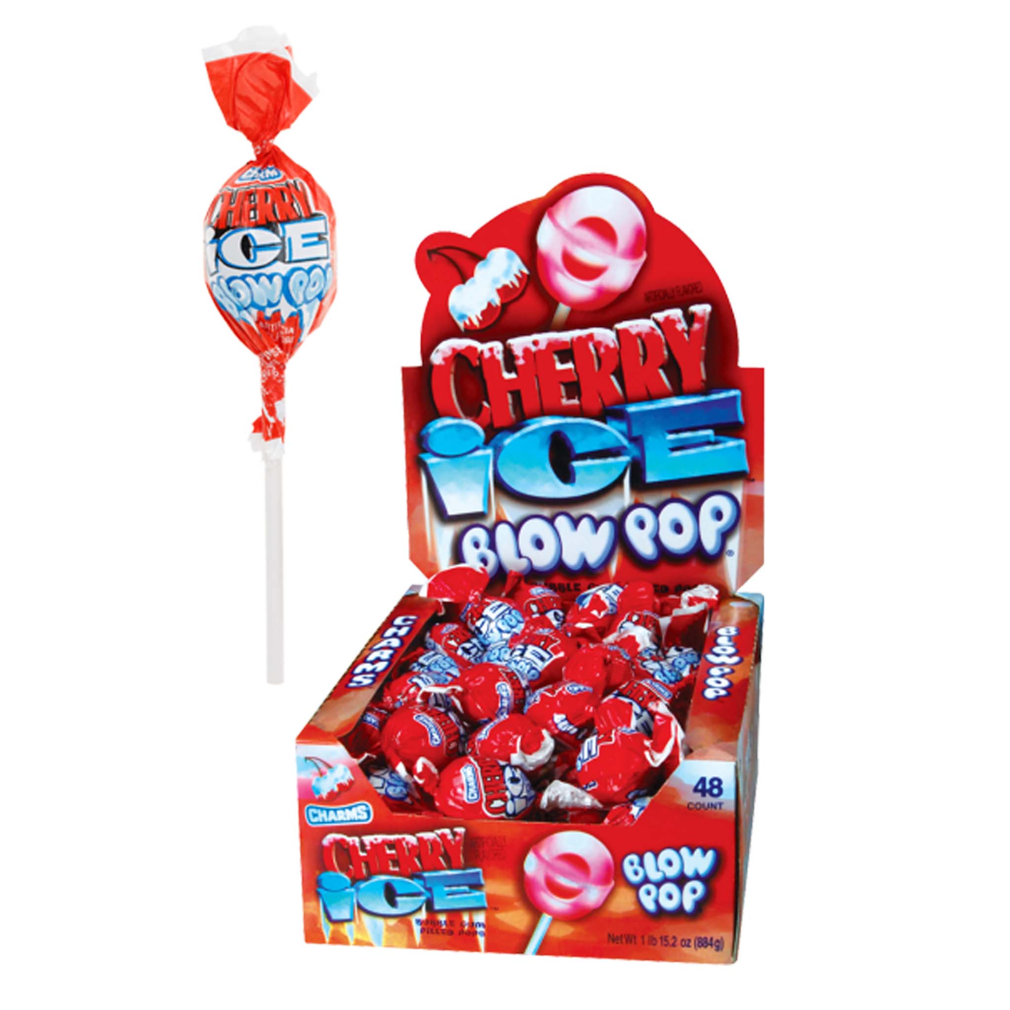 Charms Blow Pops Cherry Ice