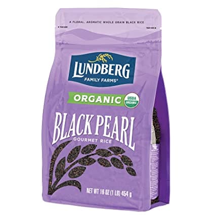 Lundberg Family Farms – Organic Black Pearl Rice, 1lb | Pack of 6