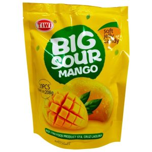 Tiwi – Soft Jelly Candy – Big Sour Mango – 20 PCS – 208 G