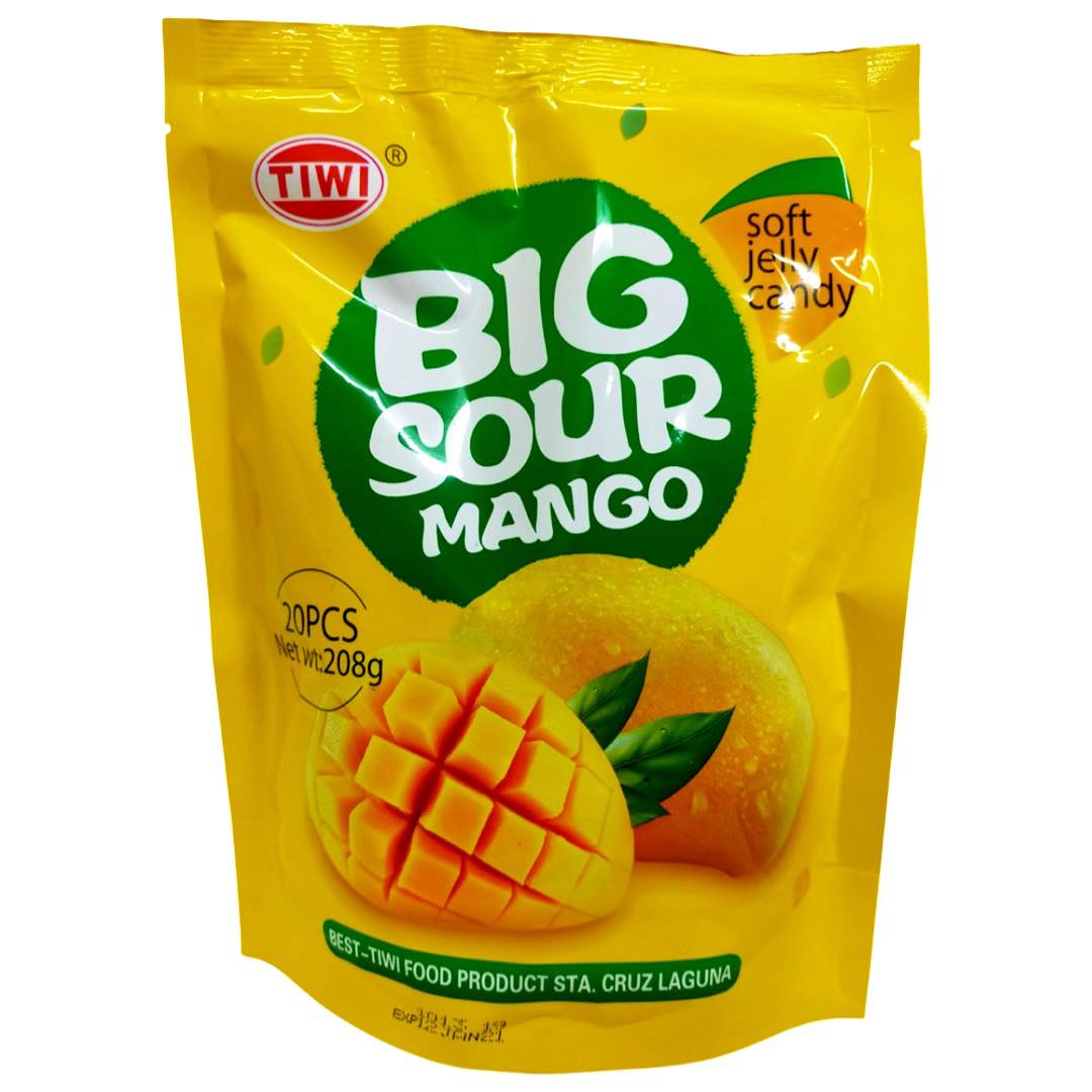 Tiwi – Soft Jelly Candy – Big Sour Mango – 20 PCS – 208 G