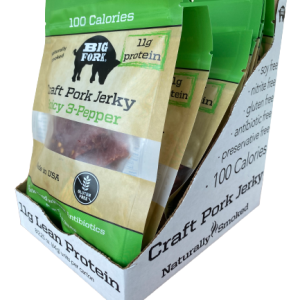 Big Fork Craft Pork Jerky Pack – 8 packs x 2.25 oz case