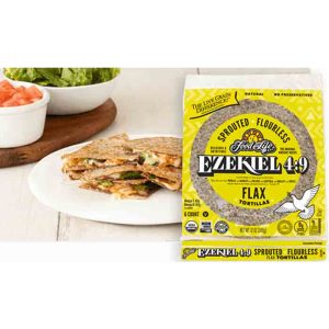Food For Life – Tortilla Sprouted Flax Ezekiel, 12oz | Pack of 12
