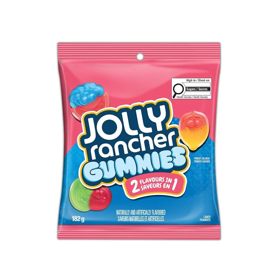 Jolly Rancher 2 in 1 Flavors182g – Canada (Case of 12)