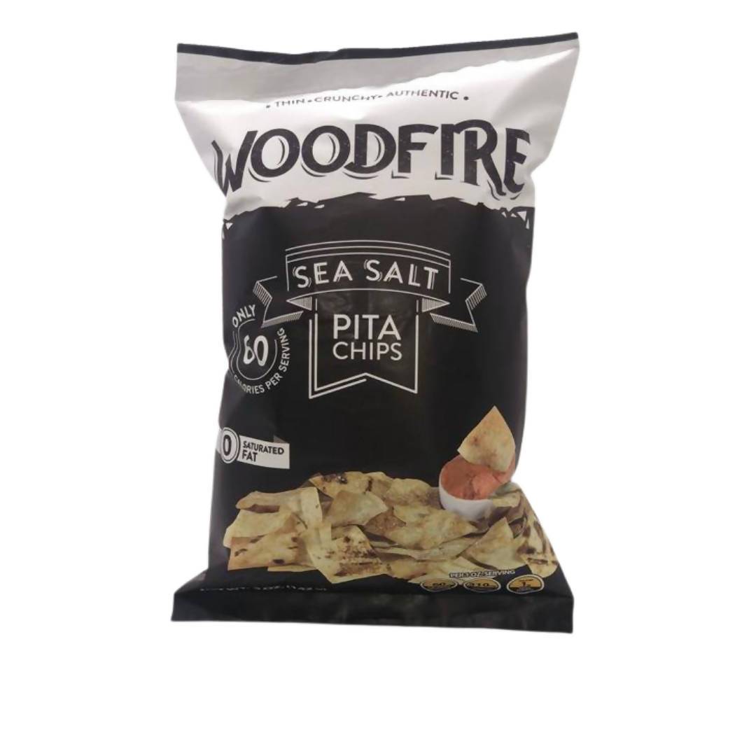 Sea Salt Traditional Handmade Pita Chips Bags – 12 x 5oz