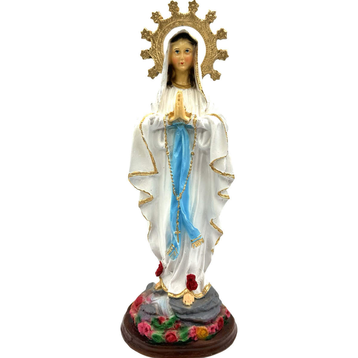 Lourdes Religious Statue Figurine – Philippine Handicrafts – 16 inches x 6 inches
