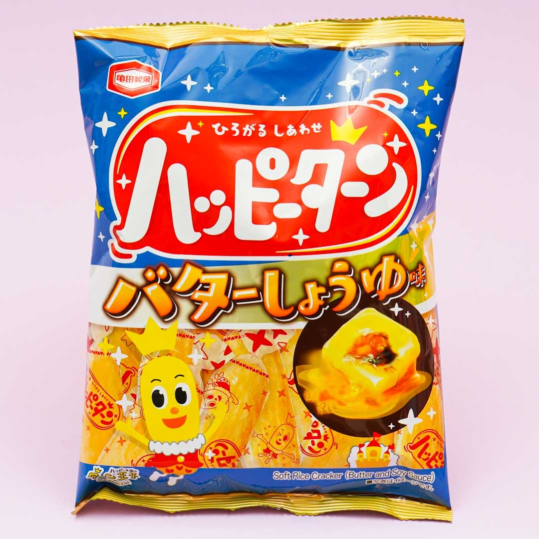 Kameda Happy Turn Rice Crackers – Butter Soy Sauce