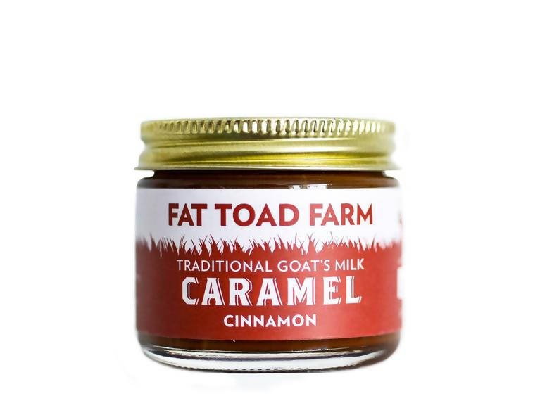 Fat Toad Farm Cinnamon Goat’s Milk Caramel Jars – 12 x 2oz