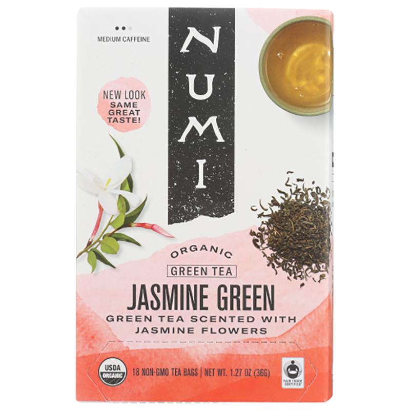 Numi Tea – Jasmine Green Tea, 18 Bags