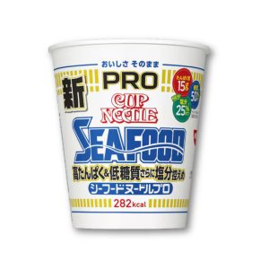Nissin Cup Noodles PRO – Seafood Low Salt, High Protein & Low Carbohydrate