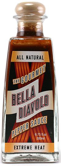 Bella Diavolo Extreme Heat Pepper Sauce, 6.75 oz