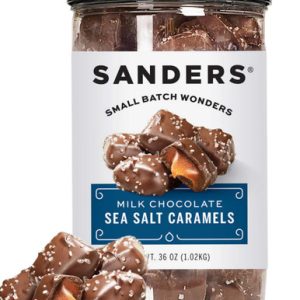 Sanders Milk Chocolate Sea Salt Caramels, 36 oz