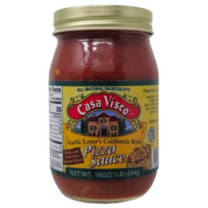 Casa Visco Garlic Lover’s Pizza Sauce – 16oz.