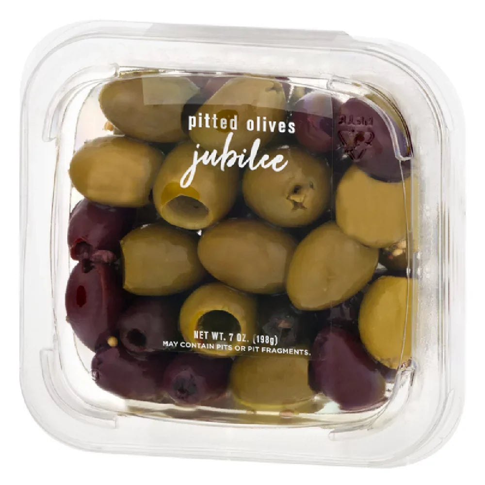 Delallo – Olive Pitted Jubilee, 7 oz (Pack of 12)