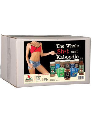 BCR The Whole SHIT & Kaboodle Seasonings Salsa & BBQ Set of 14 SAVE 11