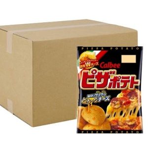 Calbee “Pizza Potato”, Potato Chips, 63g x 12 bags