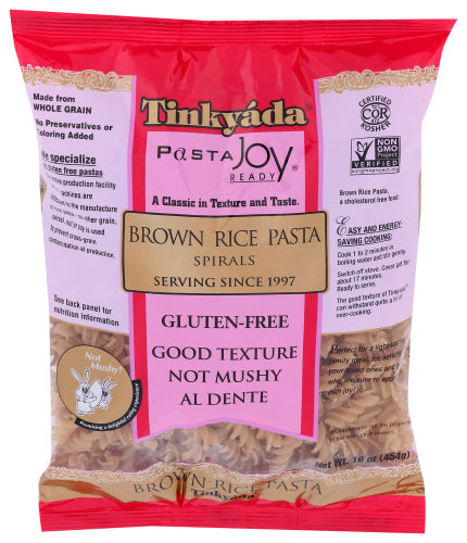 Tinkyada Pasta Brown Rice Spiral 16 Oz – Pack Of 1