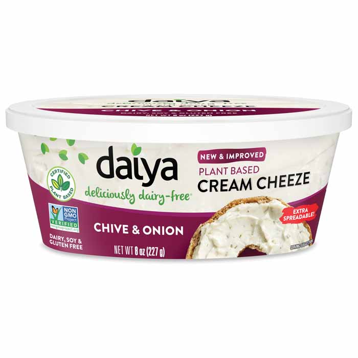 Daiya – Chive & Onion Cream Cheese Style Spread, 8oz