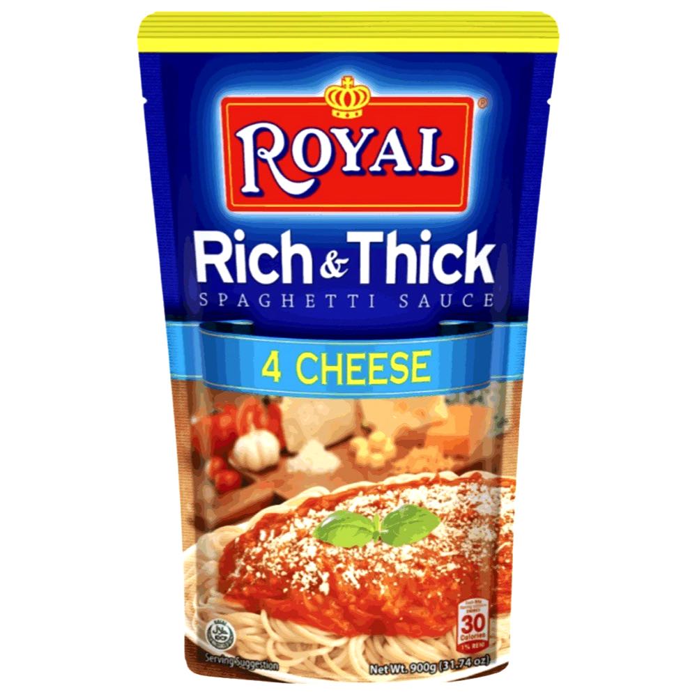 Royal – Rich & Thick – Spaghetti Sauce – 4 CHEESE – 900G