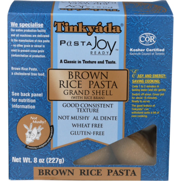 Tinkyada Pasta Brwn Rice Shell Grand 8 Oz – Pack Of 12