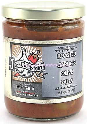 J Goldstein Garlic & Olive Salsa, 15.5oz.