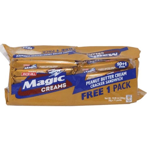 Jack ‘n Jill – Magic Creams – Peanut Butter Cream Cracker Sandwich – 10 Pack – 1.06 OZ