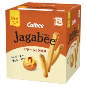 Calbee “Jagabee, Butter Soy Sauce Flavor”, 90g