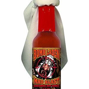 Bomb Laden Mad Blast Habanero (with turban) Hot Sauce, 5oz.