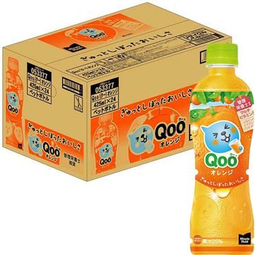 Coca-Cola Japan, Qoo, Minnutes Maid, Mikan, Orange, 425ml, 24 bottles