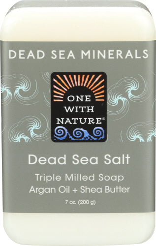 ONE WITH NATURE SOAP BAR DEAD SEA SALT 7 OZ – Pack of 1