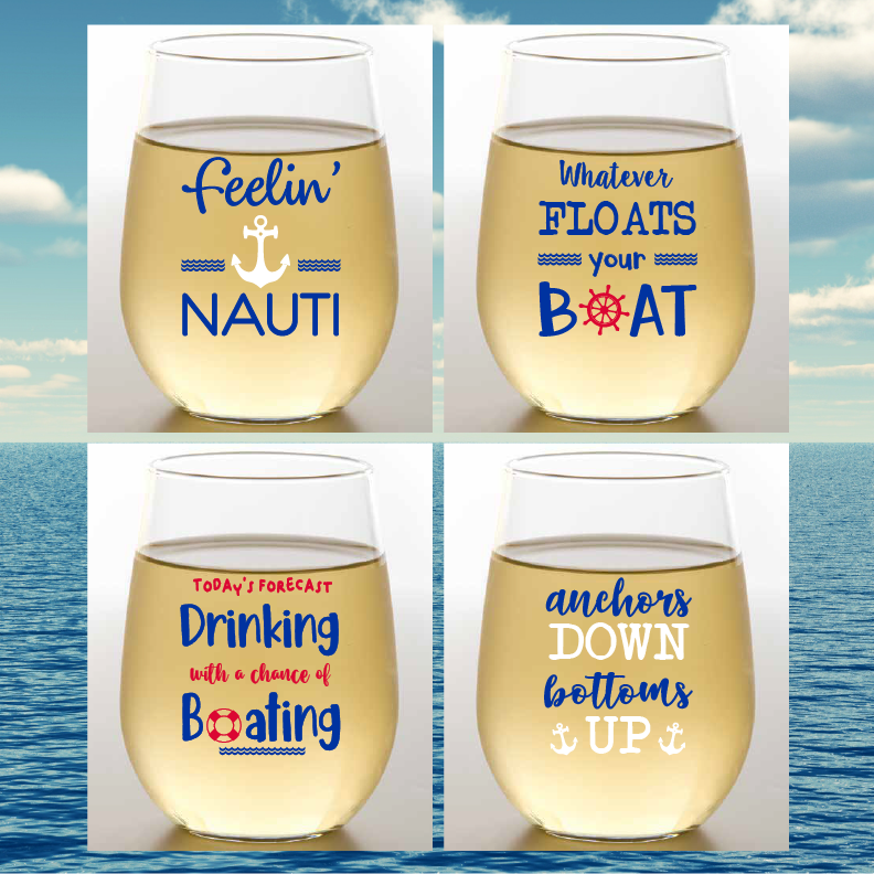 Wine-Oh! – BOAT LIFE Shatterproof Wine Glasses 4 pack