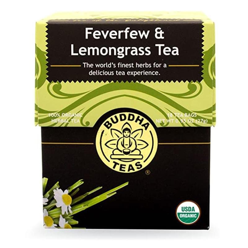 Buddha Teas Organic Feverfew & Lemongrass Tea