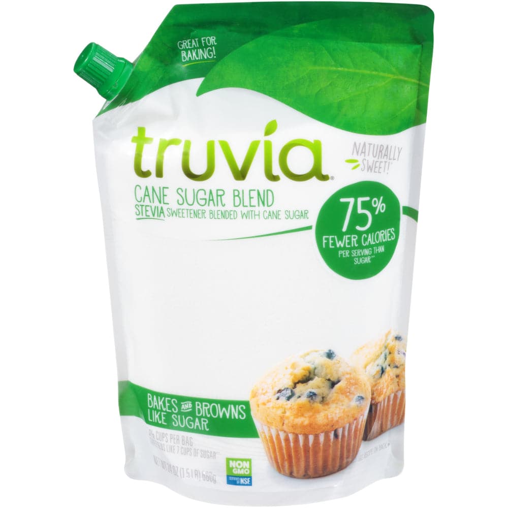 Truvia – Cane Sugar Blend Mix Of Stevia Sweetener And Cane Sugar