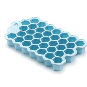 Fox Run Brands – Outset Hex Ice Cube Mold, Silicone, Small, 7″ x 4.25″