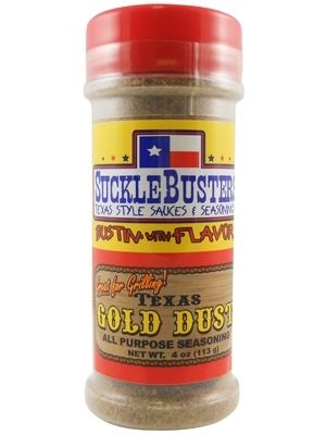 SuckleBusters Texas Gold Dust All Purpose Seasoning, 4oz.