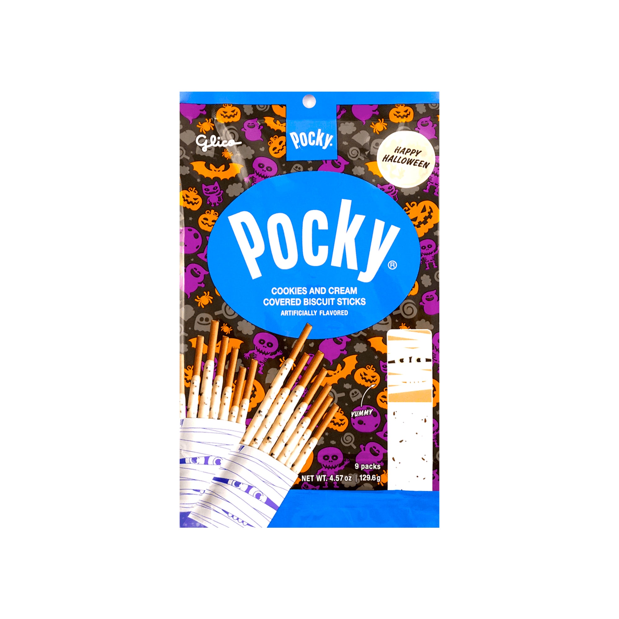 Pocky Halloween Cookies & Cream – 9 Packs (Japan)