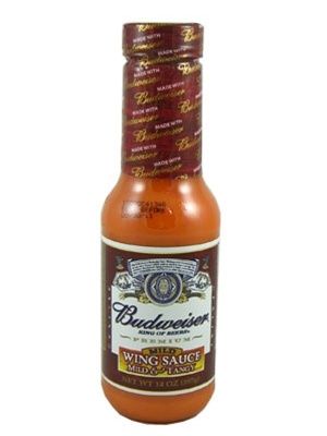 Budweiser Mild and Tangy Wing Sauce, 14oz.