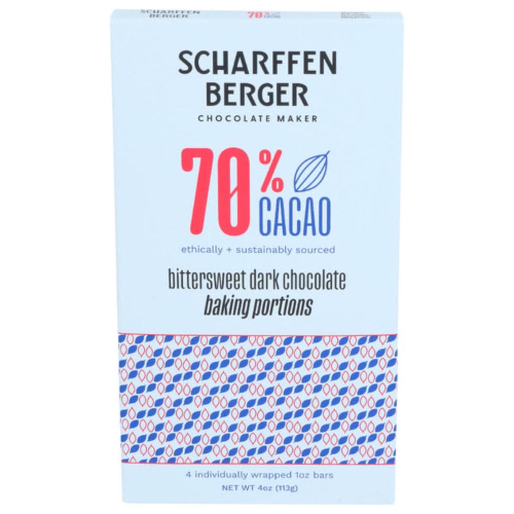 Scharffen Berger – 70% Cacao Bittersweet Dark Chocolate Baking Portion