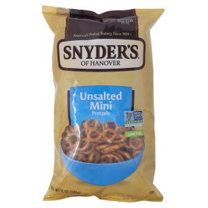 Snyder’s Unsalted Mini Pretzels – 12oz