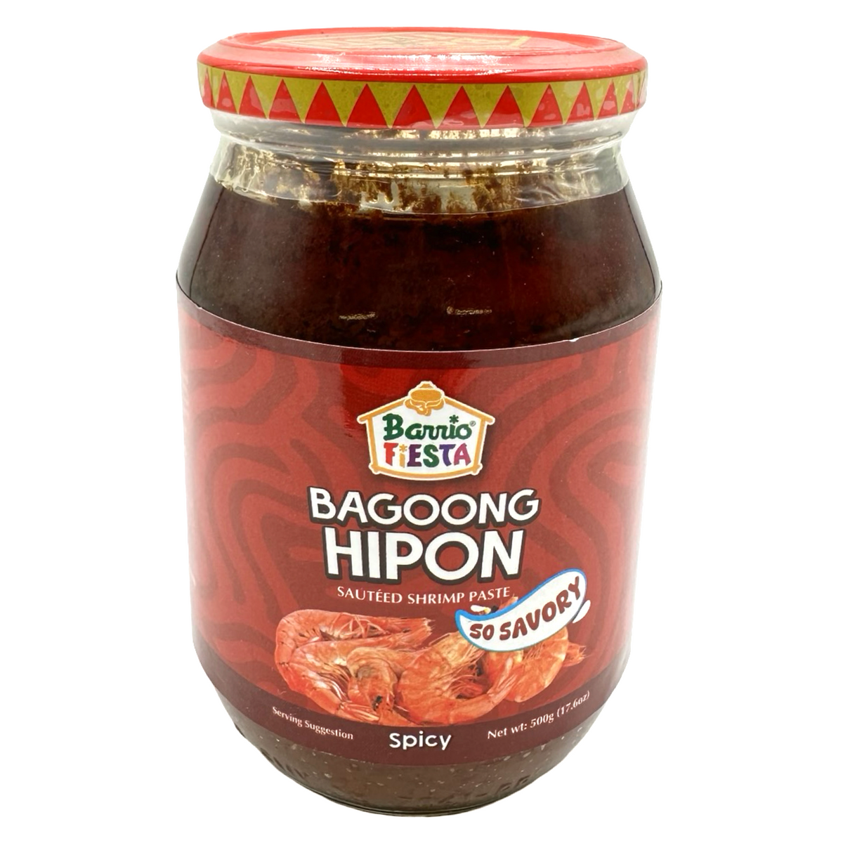 Barrio Fiesta – Bagoong Hipon – Spicy – 500 G