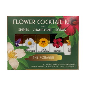 Floral Elixir Co. – The Forager Cocktail Kit. 5-Pack Flower Syrups.