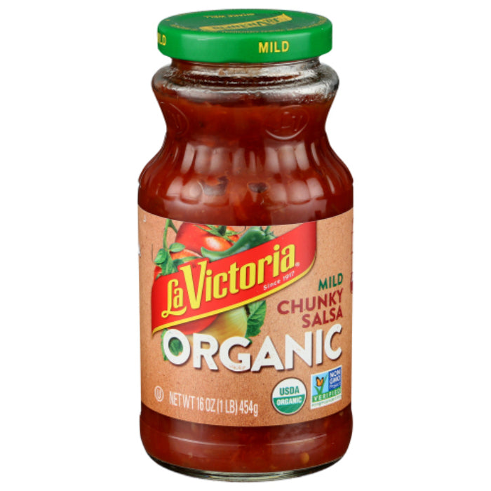 La Victoria – Mild Thick & Chunky Salsa, 16 Oz – Pack of 9