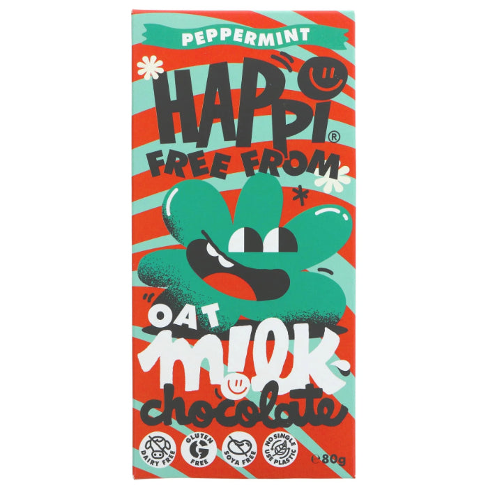 Happi – Christmas Oat M!Lk Chocolate Bar Candycane, 80g