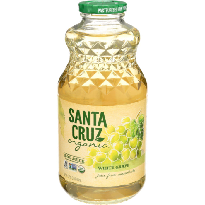 Santa Cruz – White Grape Juice, 32 fl oz | Pack of 6
