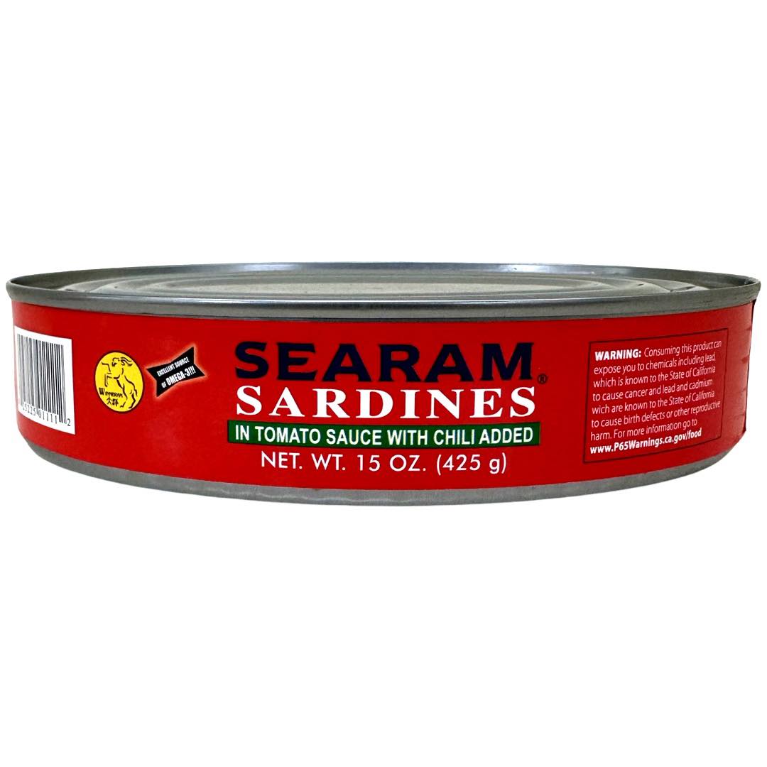 Searam – Sardines in Tomato Sauce with Chili Added – 15 OZ
