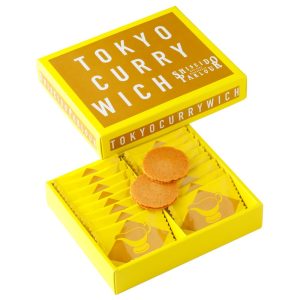 Shiseido Parlour, Tokyo Curry Wich, Spicy Cracker Sandwich, 16 pcs in a box