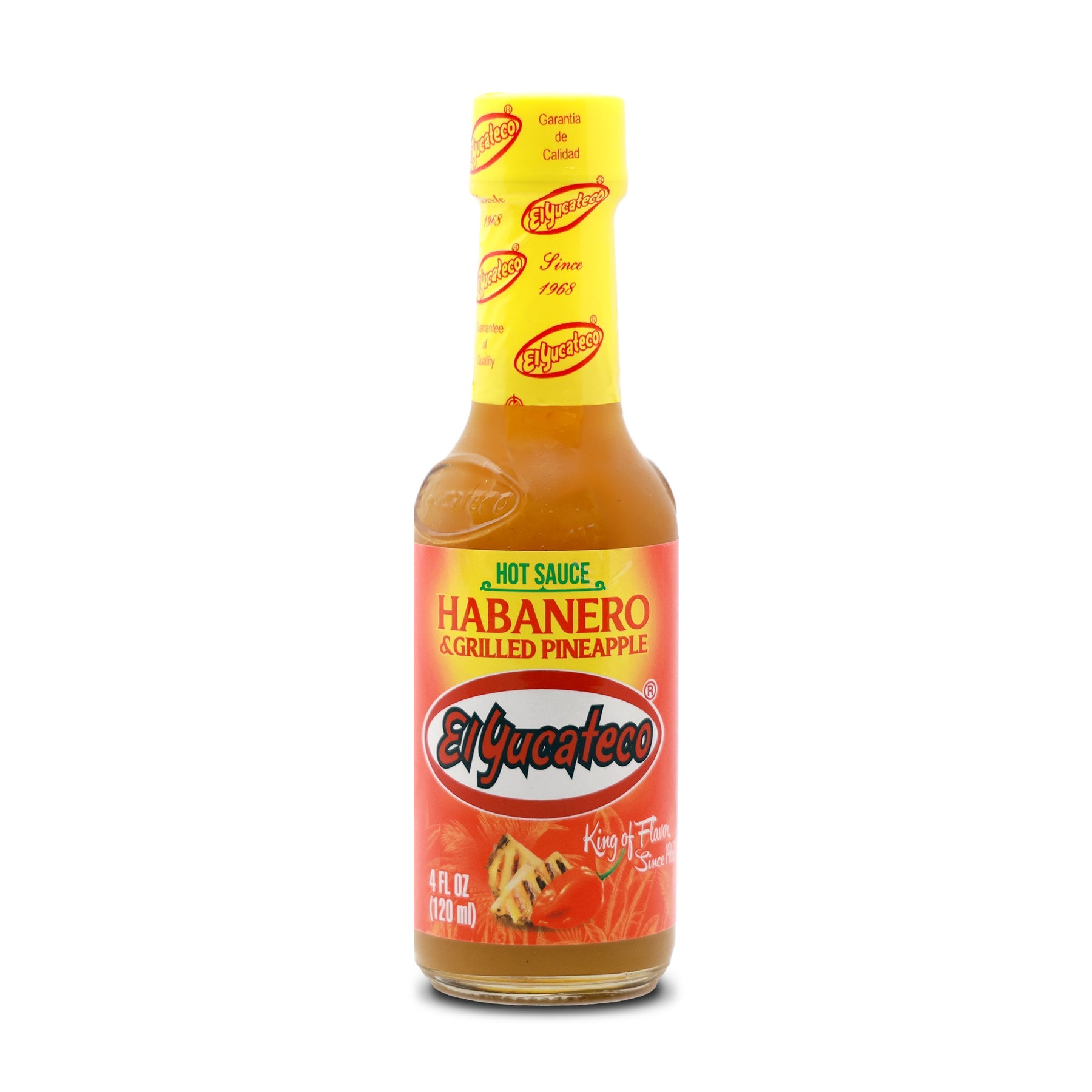 El Yucateco Grilled Pineapple and Habanero Hot Sauce – 4oz